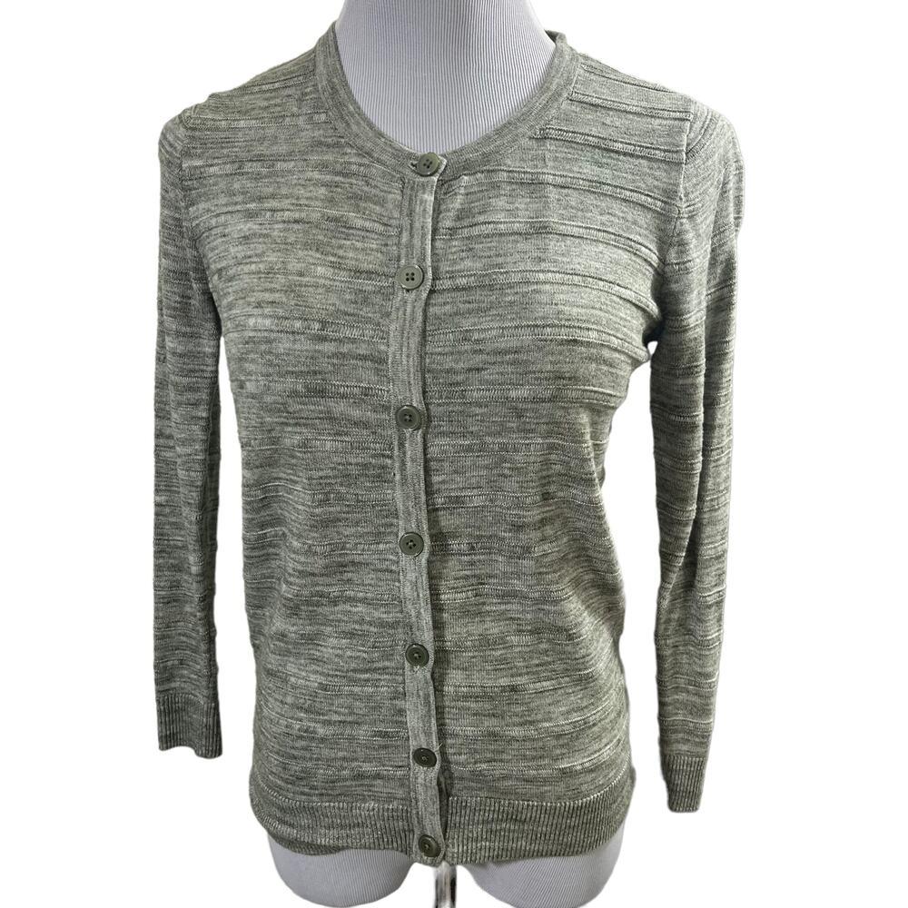 Merona Women's Heather Green Cardigan SIZE Medium